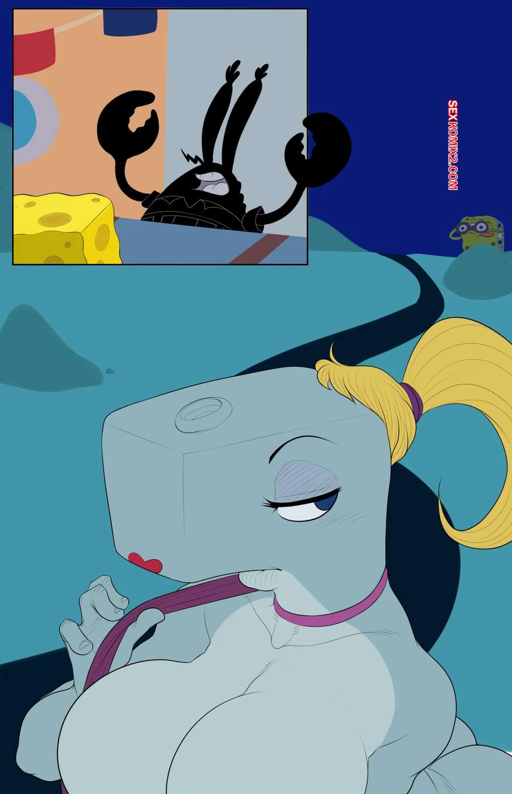 Porno comic Spongebob Squarepants. Cancelled Pearl Comic. Detnox.