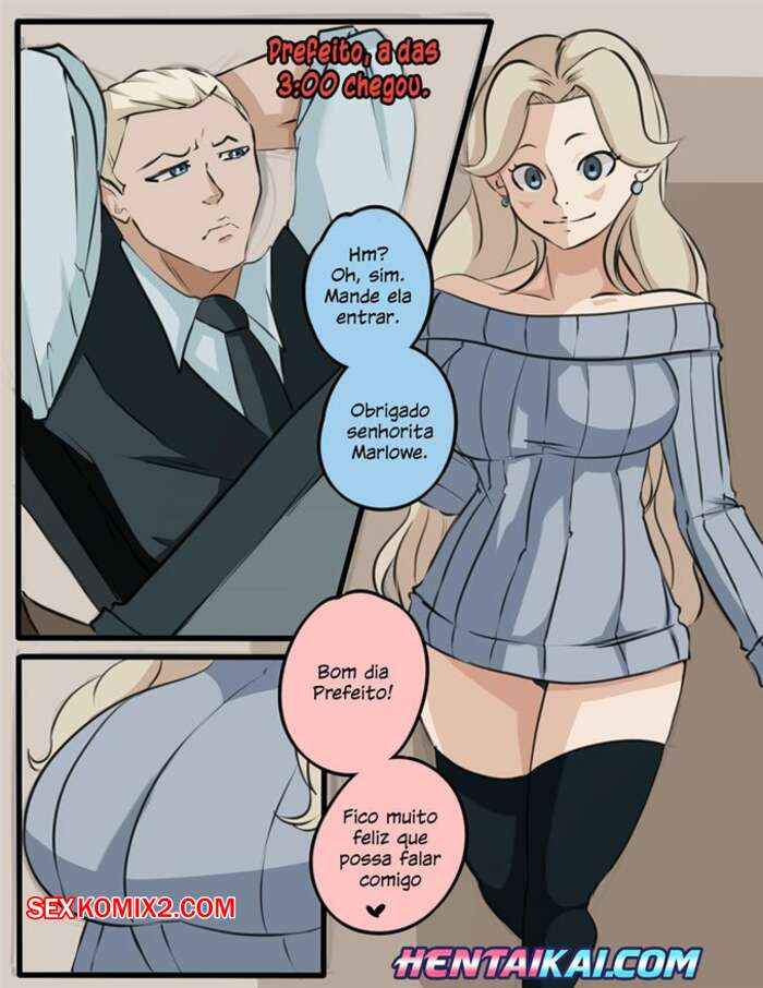 Porno comic Street Fighter. O prefeito vai te foder