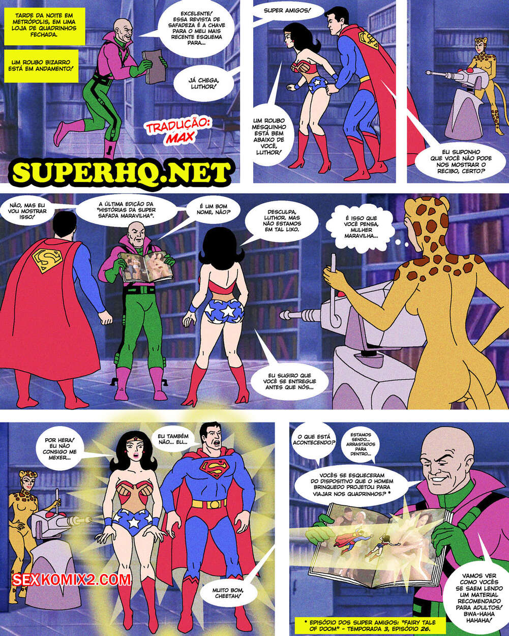 ✅️ Porno comic Super Amigos Com Benefícios sex comic Luthor está sempre Comic pornô em português só para adultos Quadrinhos de Sexo sexkomix2 imagem
