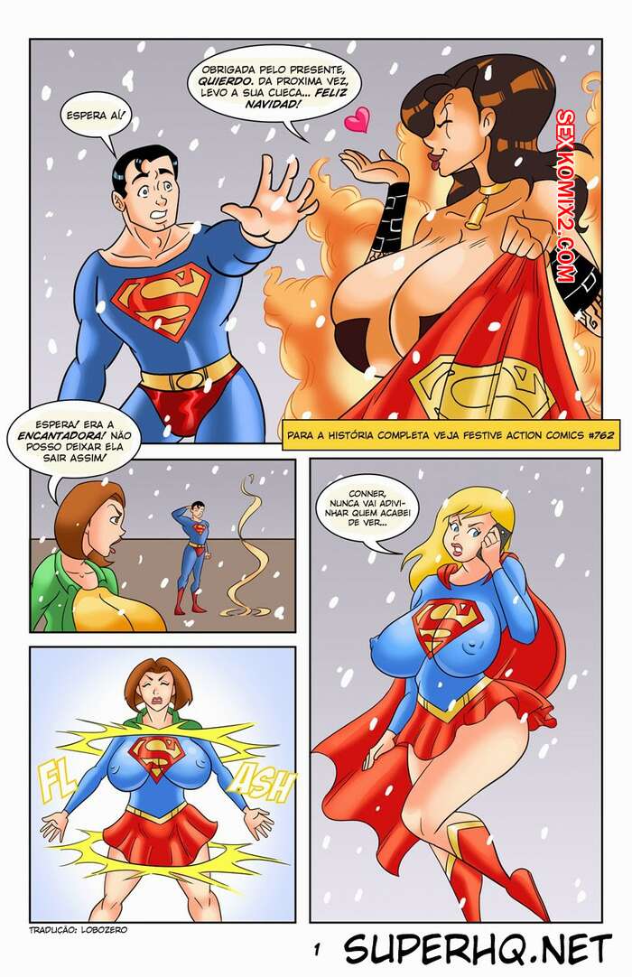 Porno comic SuperBoy e SuperGirl