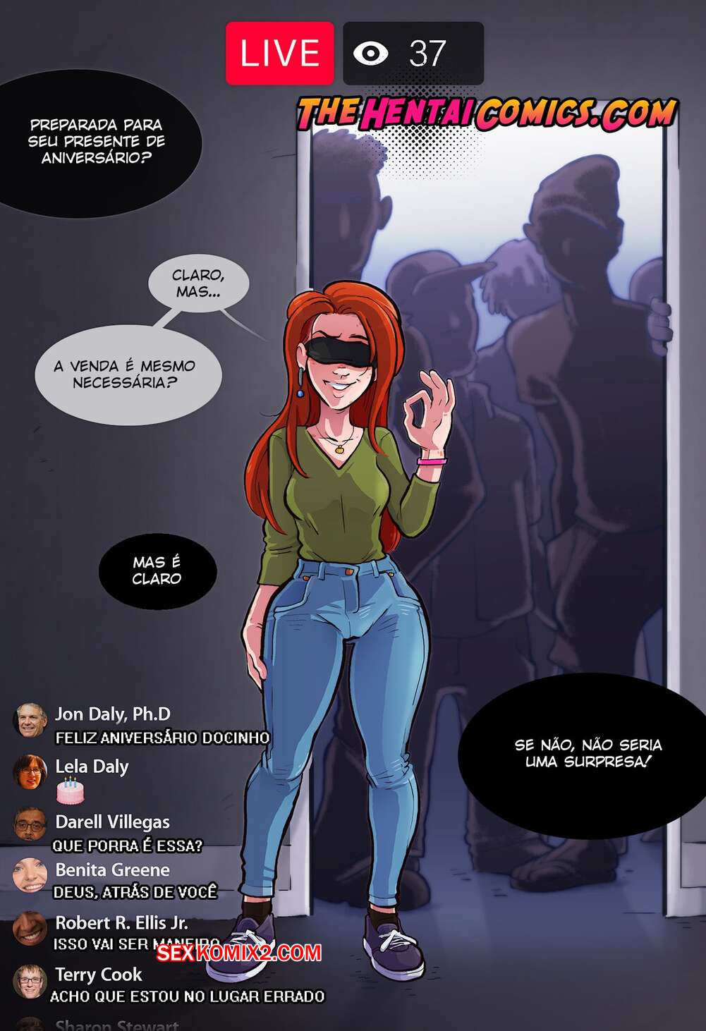 Porno comic Surpresa de aniversario