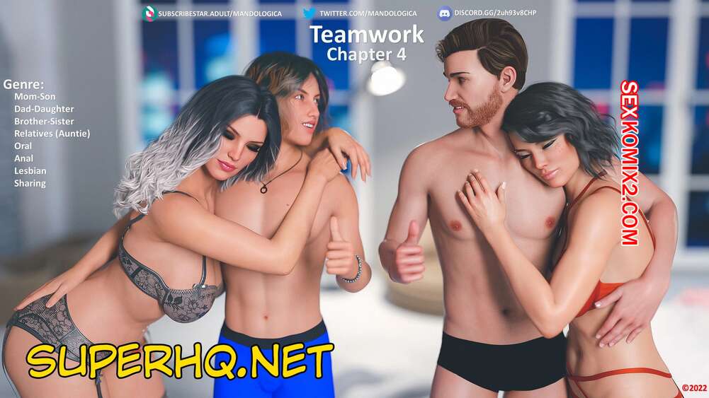 Porno comic Teamwork 4. MandoLogica