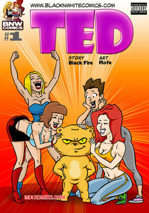 Porno comic TED. Blacknwhite