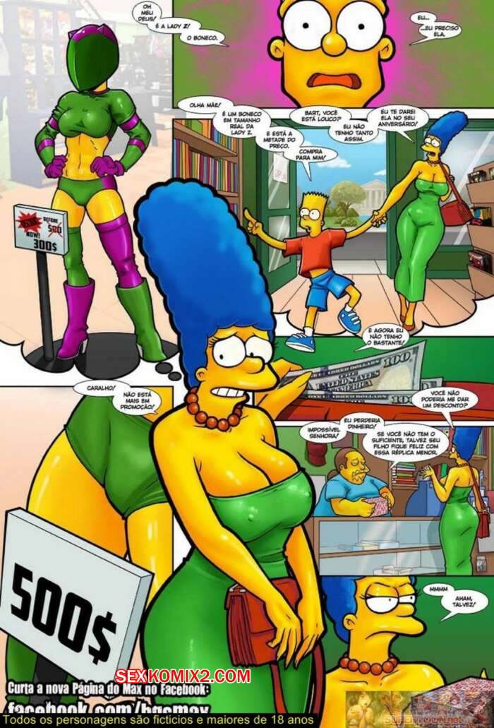 Porno comic The Gift. Simpsons