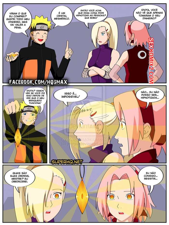 Porno comic The Magic Crystal. Naruto