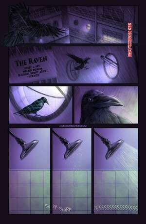 Porno comic The Raven. Melkor