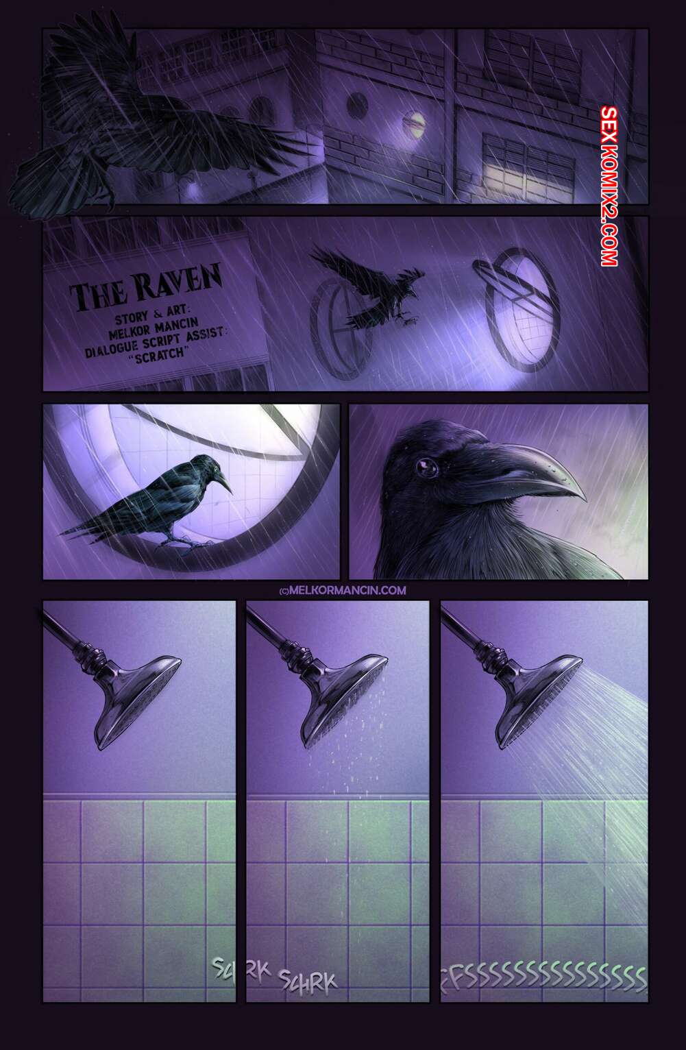 Porno comic The Raven. Melkor