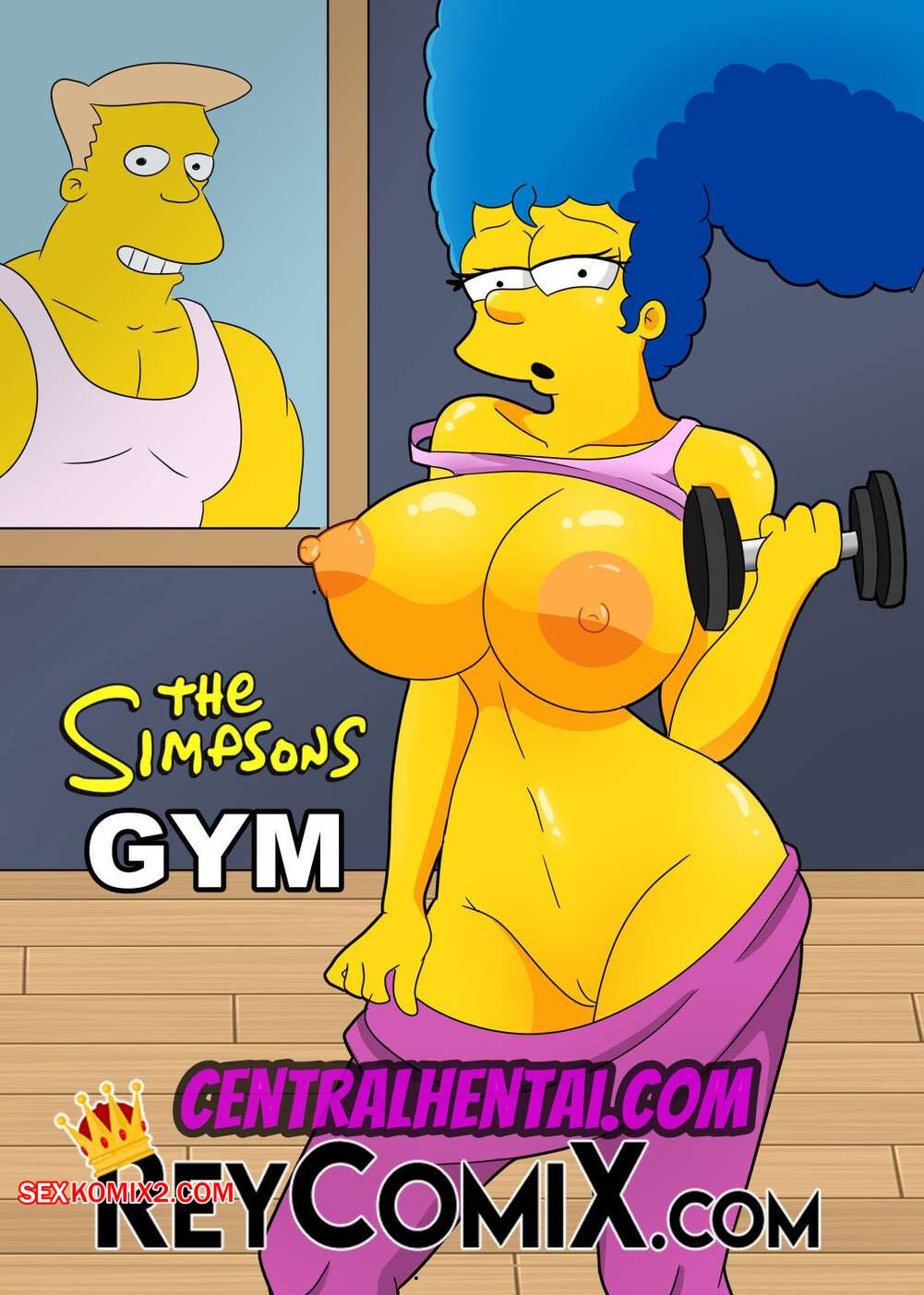 Porno comic The Simpsons. GYM