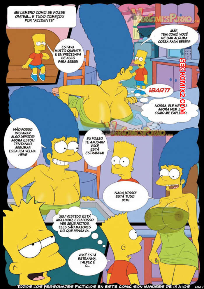 Porno comic The Simpsons