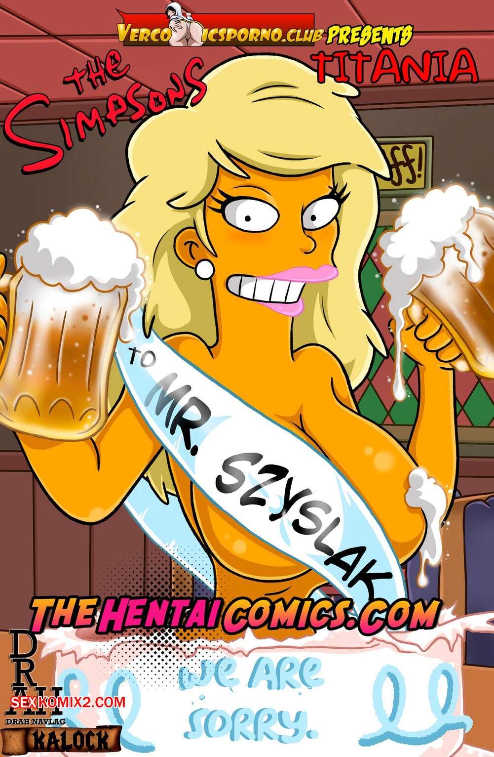 Porno comic The Simpsons Titania