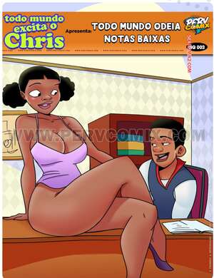 Porno comic Todo mundo excita o Chris. Parte 3. PervComix