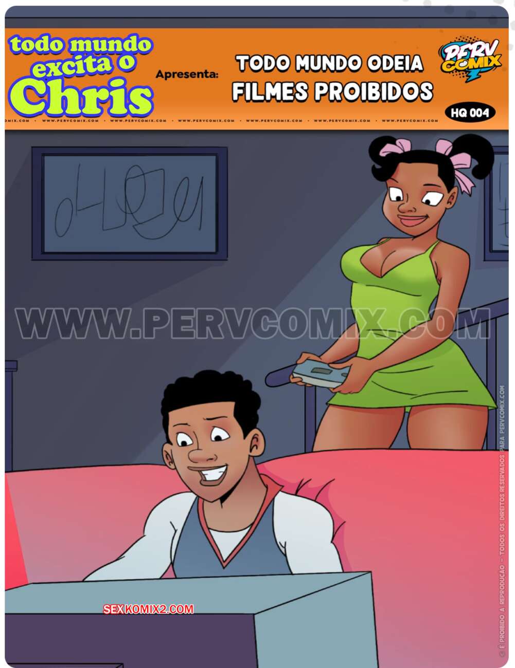 Porno comic Todo mundo excita o Chris. Parte 4. PervComix