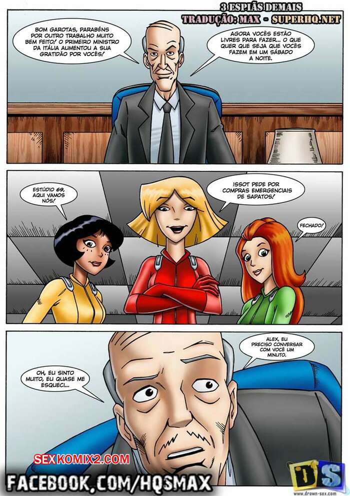 Porno comic Totalmente Espiões