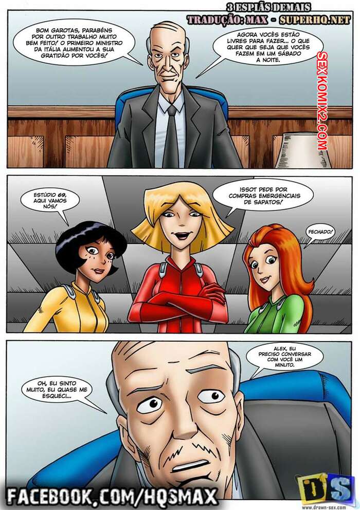 Porno comic Totalmente Espiões