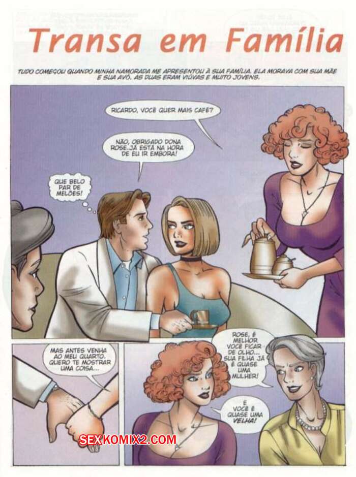 Porno comic Transa em Família