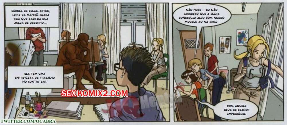 Porno comic Tres Porquinhos. Putaria no Bar