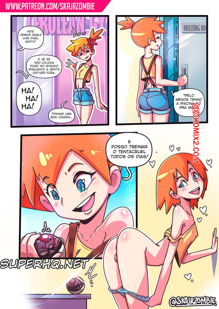 Porno comic Um dia de sexo com Misty