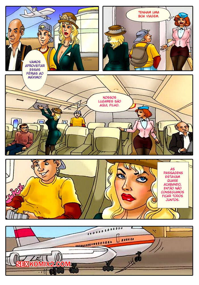Porno comic Um Grande Vôo