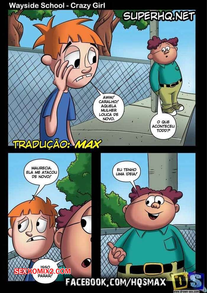 Porno comic Waysude School. Crazy Girl