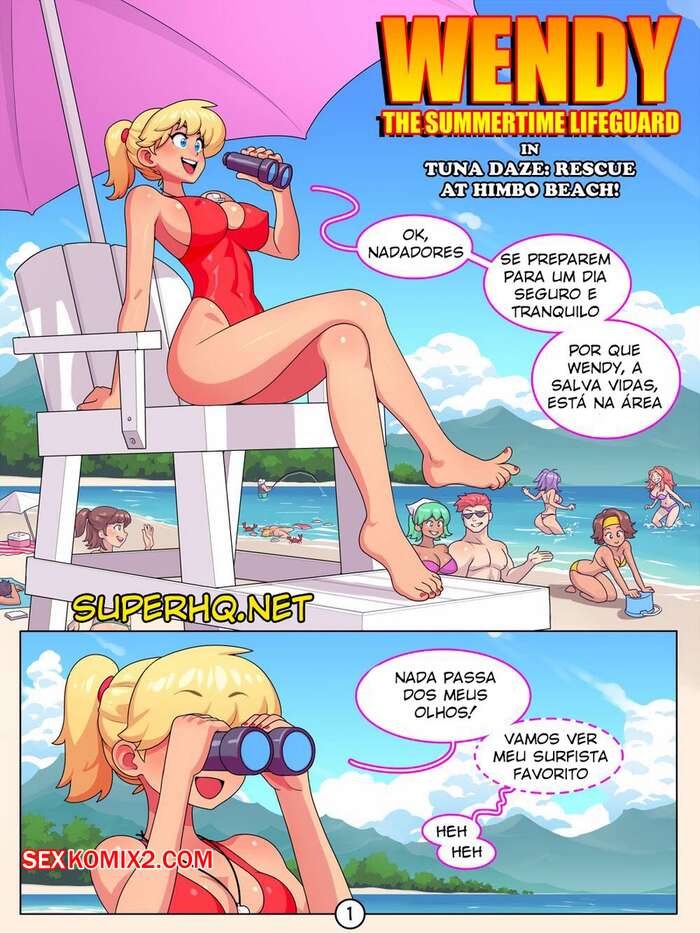 Porno comic Wendy. The summertime lifeguard. Ronindude