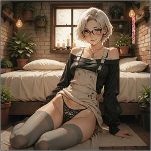 Porno comic White Hair Studio MMF Threesome Groupsex. TrashGer