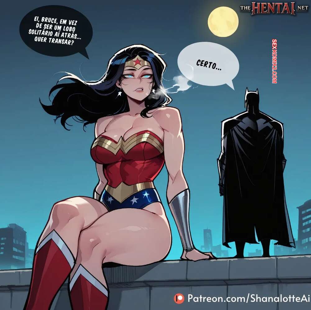 Porno comic Wonder Woman. ShanalotteAI