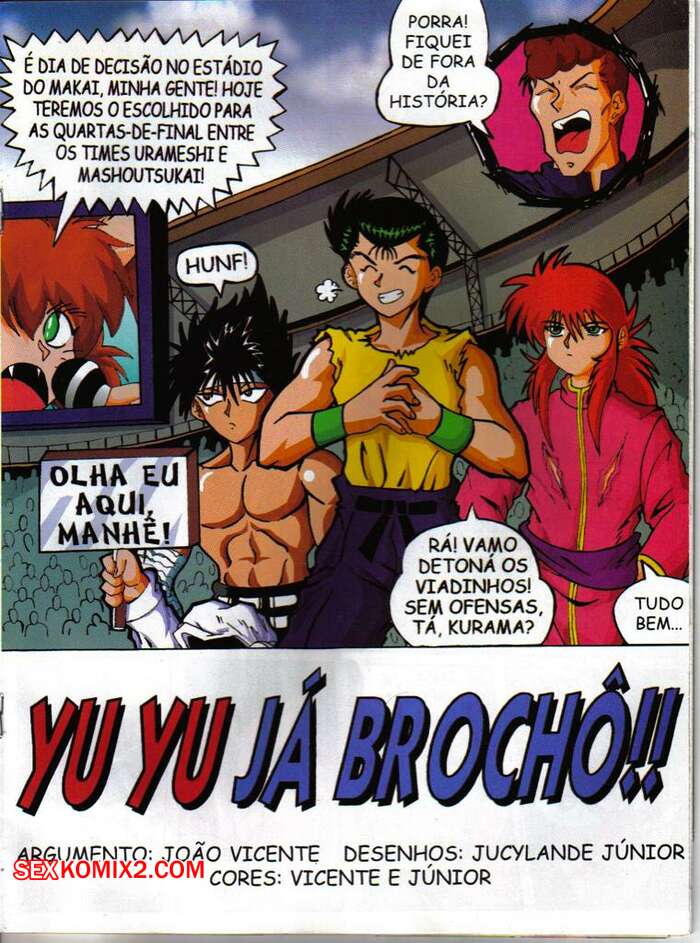 Porno comic Yu Yu Já Brocho. João Vicente